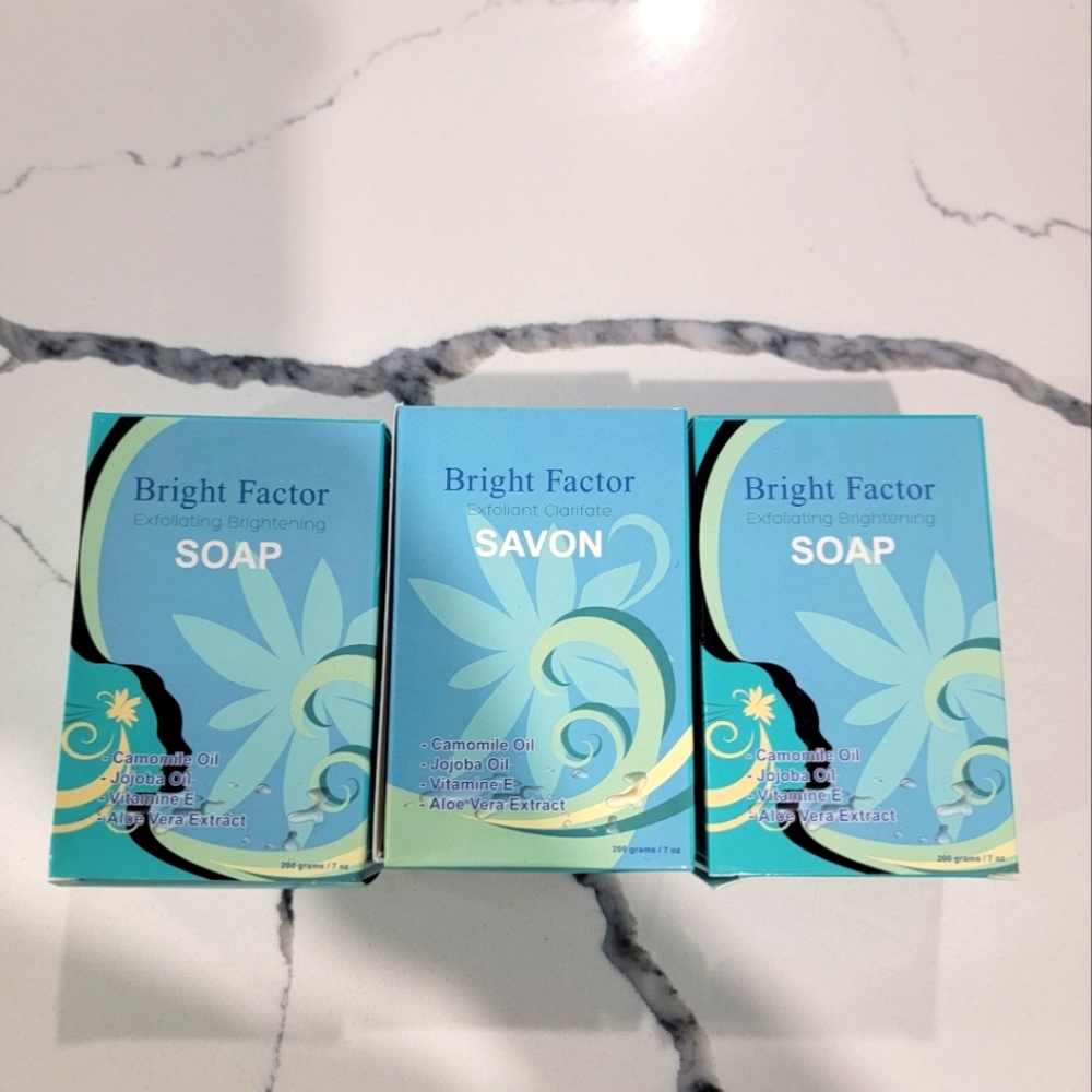 Exfoliating Brightening Soap - Blue Pack3